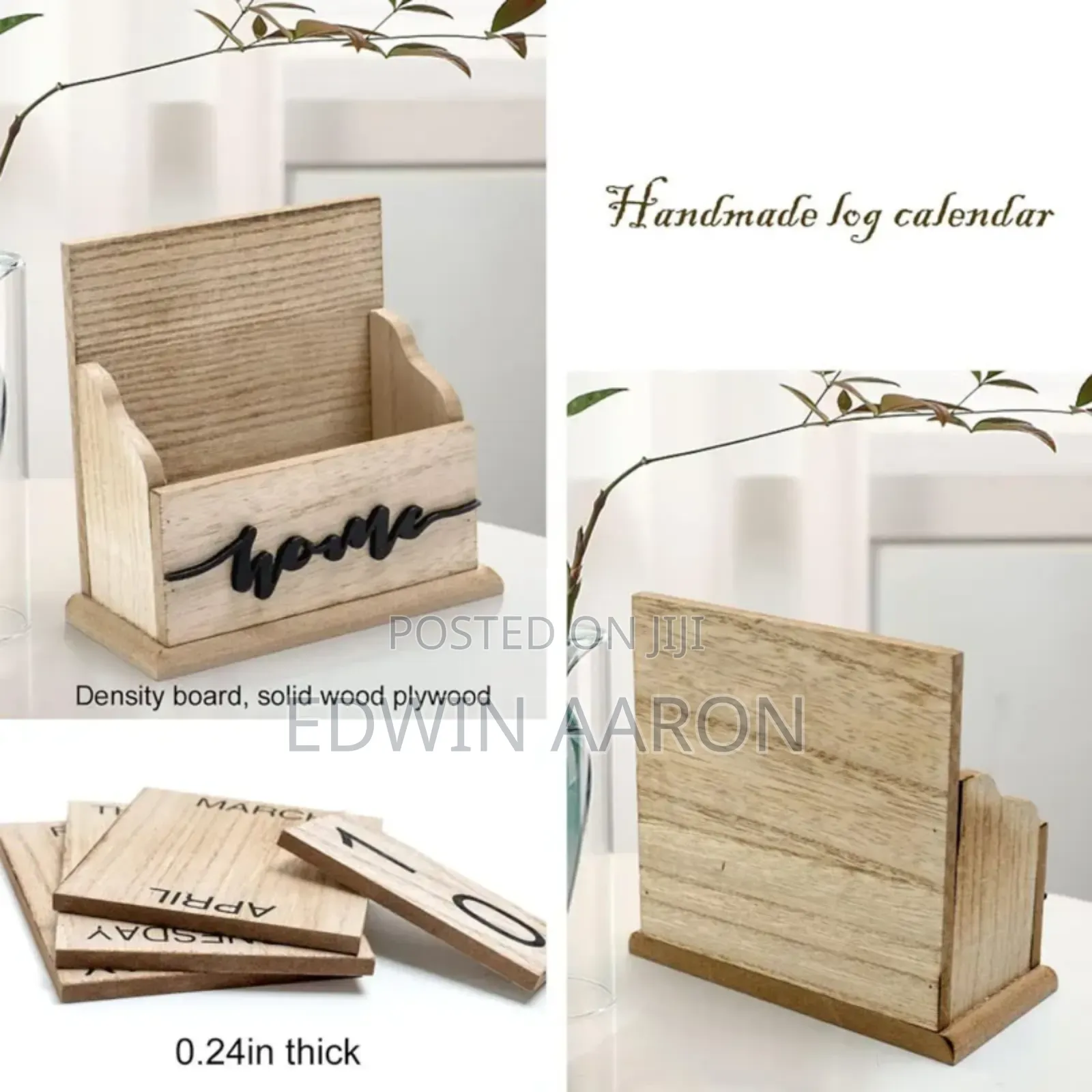 Wooden Desk Calender