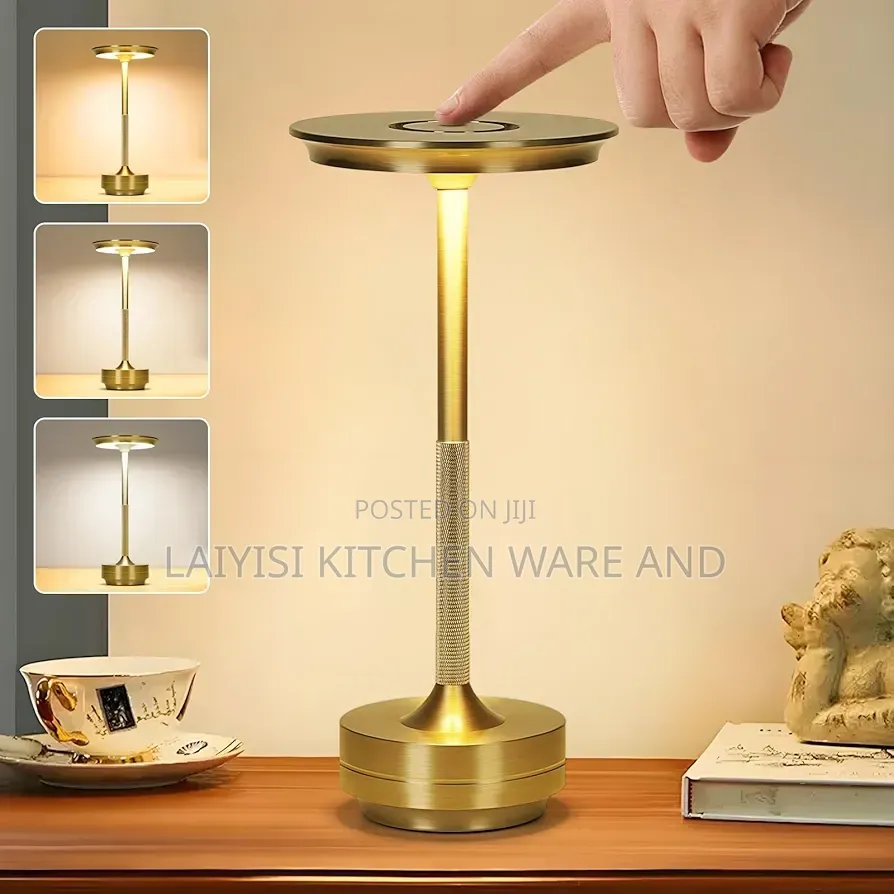 Table Lamp, Rechargeable Touch Control Led Desk Lamp With 3 Level