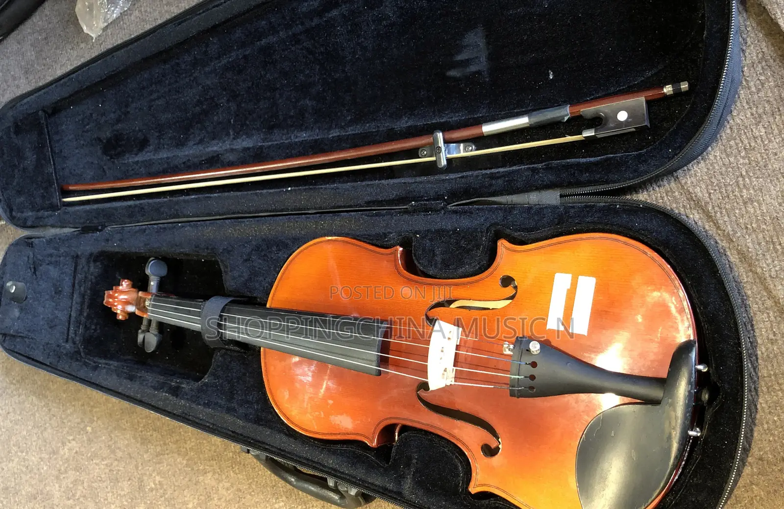 Violin 4/4 Kapok Brand Heavy Quality With Rosin and Shoulder Rest