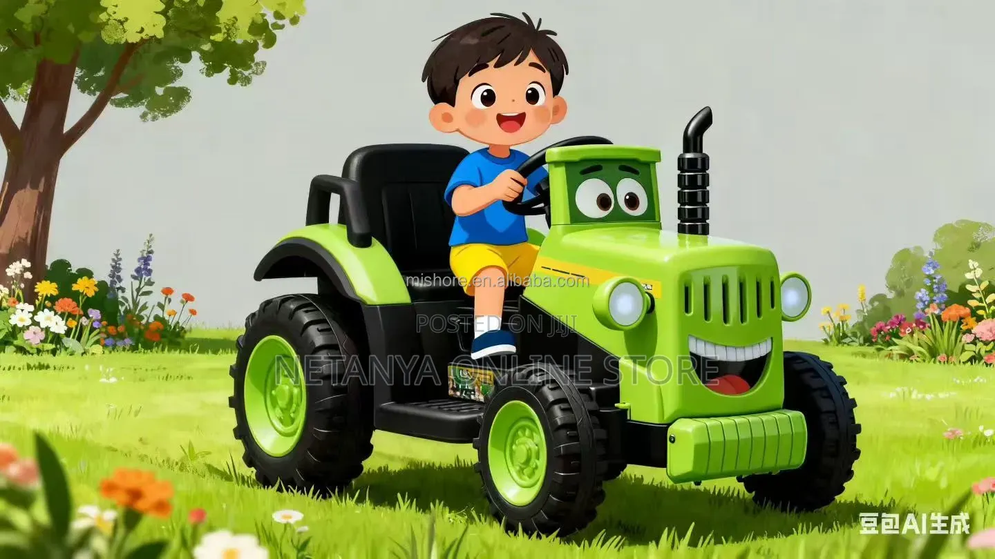 Children's Electric Ride on Toy Tractor