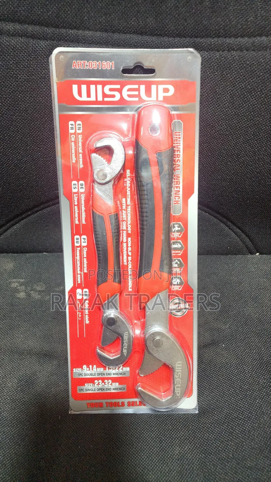 Wiseup Selftightening Universal Wrench Adjustable Spanner Pipe Wrench