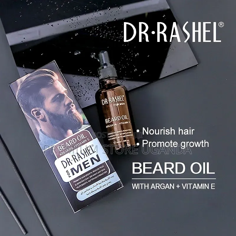 Dr. Rashel Beard Oil | Argan Oil + Vitamin E | Beard Growth |