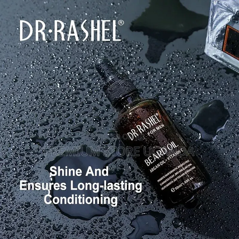 Dr. Rashel Beard Oil | Argan Oil + Vitamin E | Beard Growth |