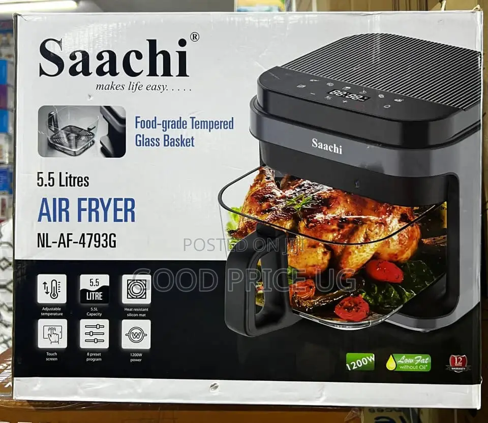 Saachi 5.5 Litres Air Fryer (Model: Nl-Af-4793g).