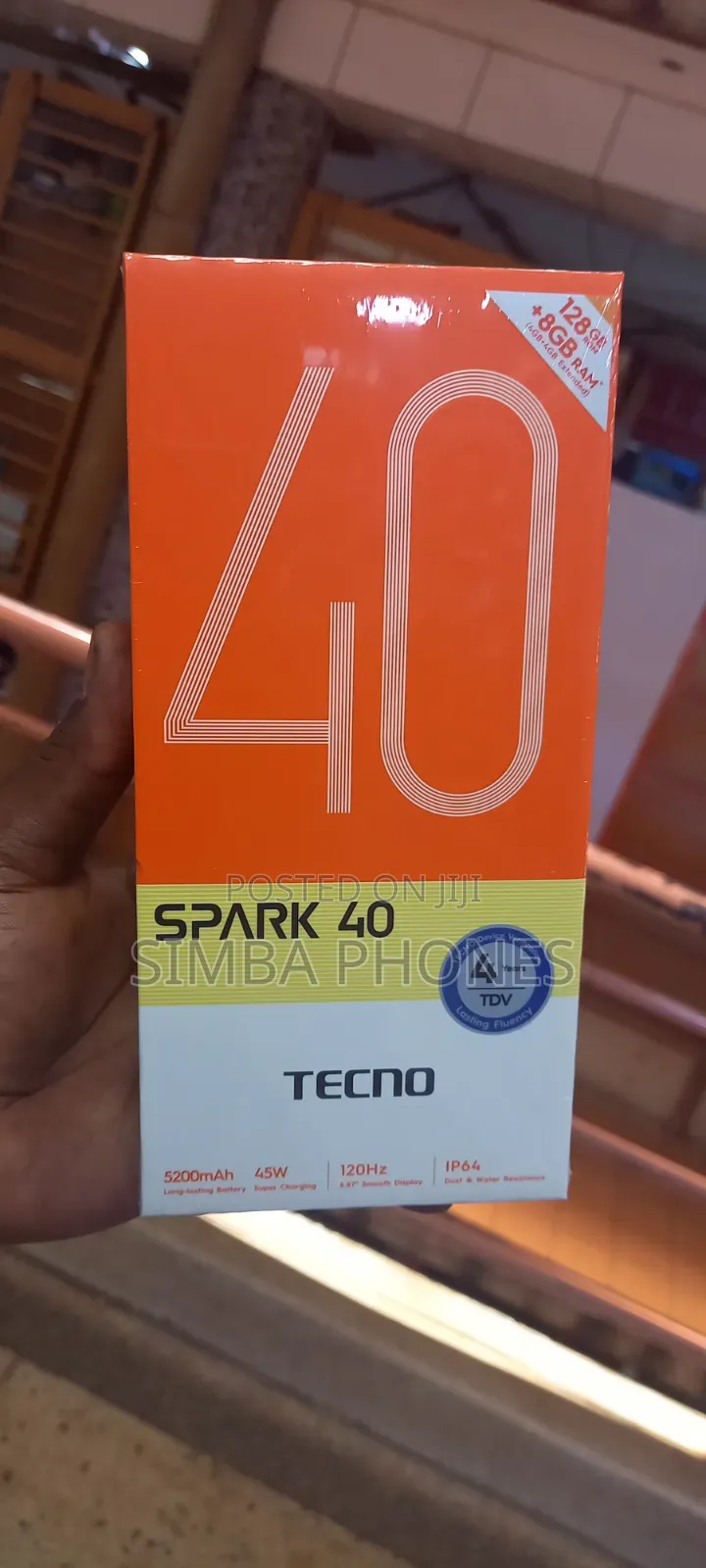 New Tecno Spark 40 128 GB White