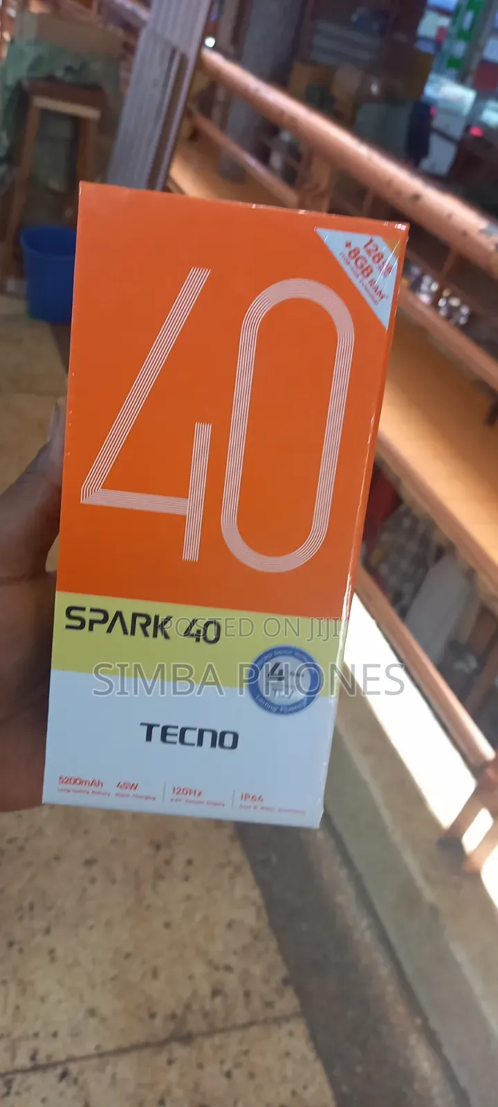 New Tecno Spark 40 128 GB White
