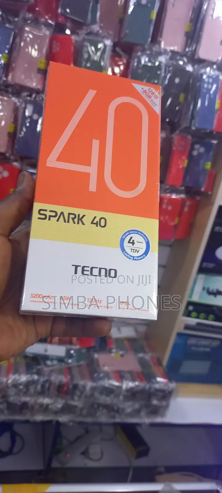 New Tecno Spark 40 128 GB Rose Gold