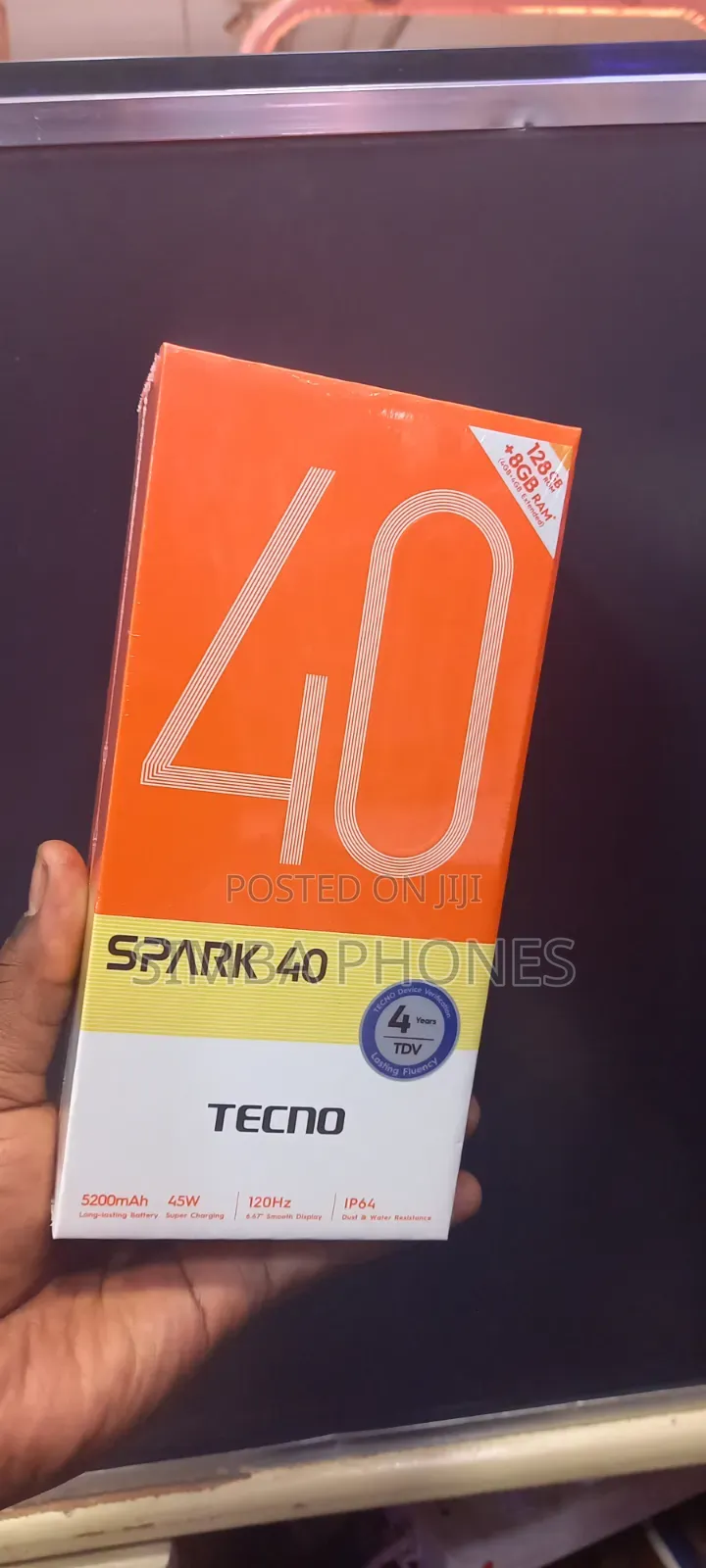 New Tecno Spark 40 128 GB Gray