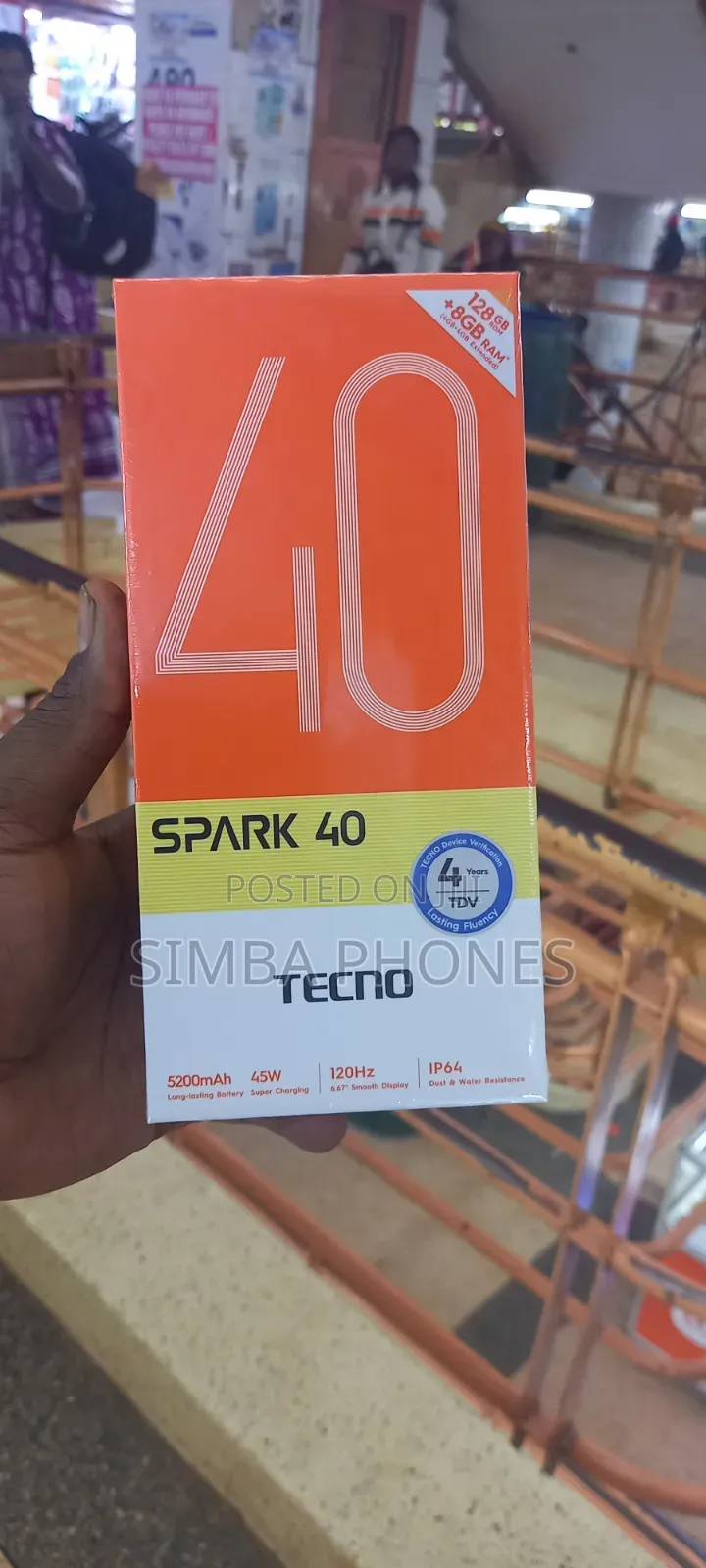 New Tecno Spark 40 128 GB Pink