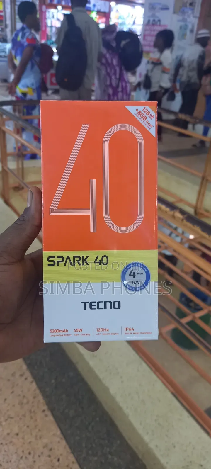 New Tecno Spark 40 128 GB Pink