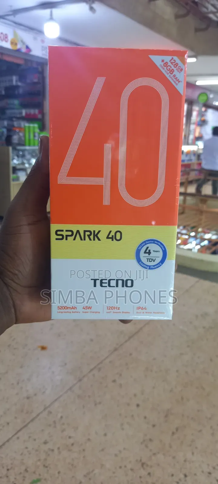 New Tecno Spark 40 128 GB Purple