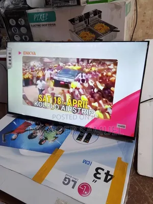 Brand New Lg 43 Inches Digital Flat Screen Flameless Tv With Inbuilt
