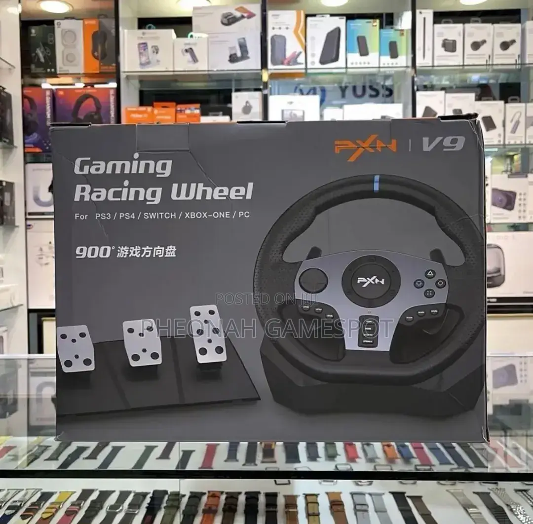 PXN V9 Racing Wheel: Like Sitting in a Real Car, Drive on Entebbe Road