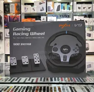 PXN V9 Racing Wheel: Like Sitting in a Real Car, Drive on Entebbe Road