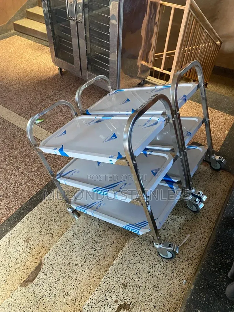 Stainless Steel Tray Trolley