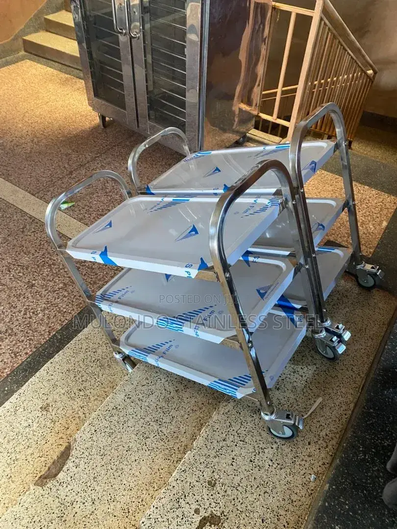 Stainless Steel Tray Trolley