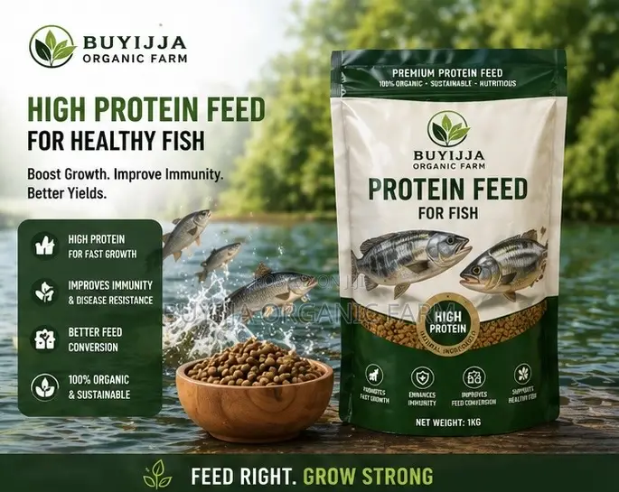 Buyijja Organic Farm – High-Protein Feed for Fish, Pigs, Poultry, Etc.