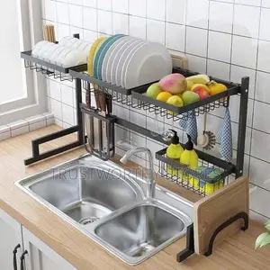 Over the Sink Dish Drying Rack
