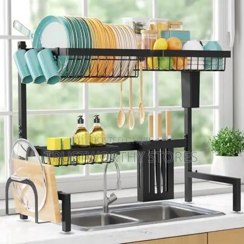 Over the Sink Dish Drying Rack