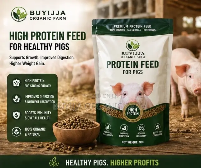 Buyijja Organic Farm – High-Protein Feed for Fish, Pigs, Poultry, Etc.