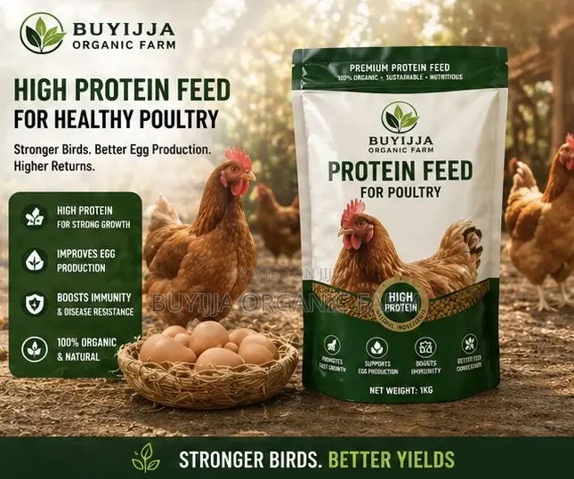 Buyijja Organic Farm – High-Protein Feed for Fish, Pigs, Poultry, Etc.
