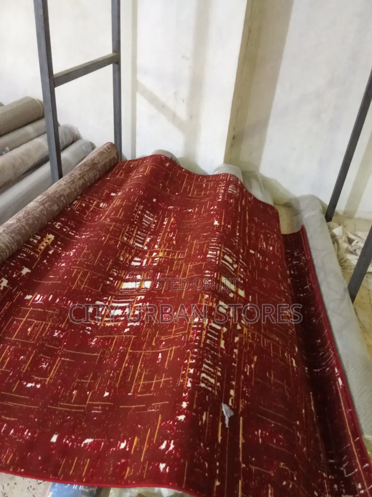 Doha Large Center Maroon Carpets