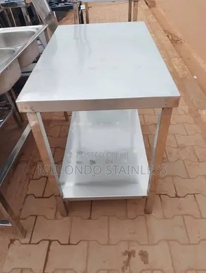 Stainless Working Table Double