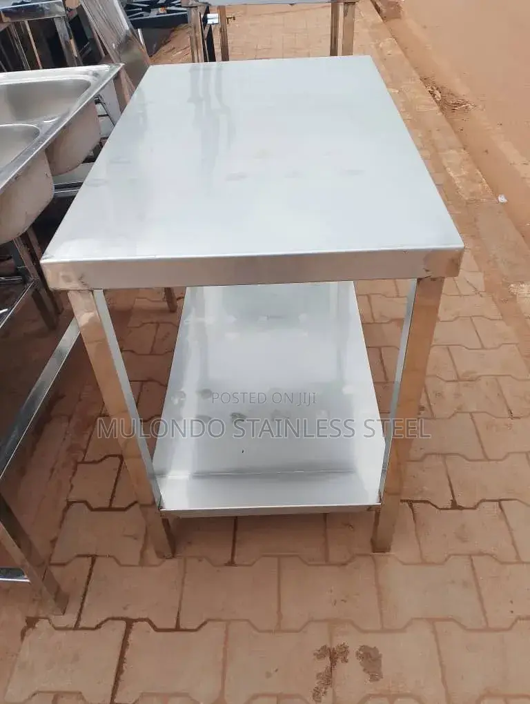 Stainless Working Table Double