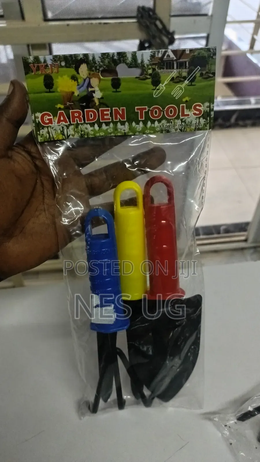 Mini Garden Tools Set, 3 Pieces (Trowel, Cultivator, and Fork)
