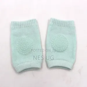 1pair Kids Knee Protection Pads for Baby Boys Girls - Light Green