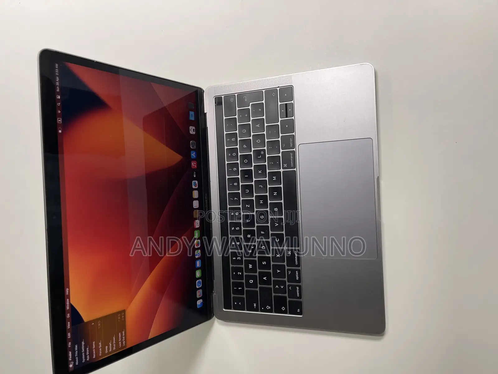 Laptop Apple MacBook Pro 2017 8GB Intel Core i5 SSD 256GB