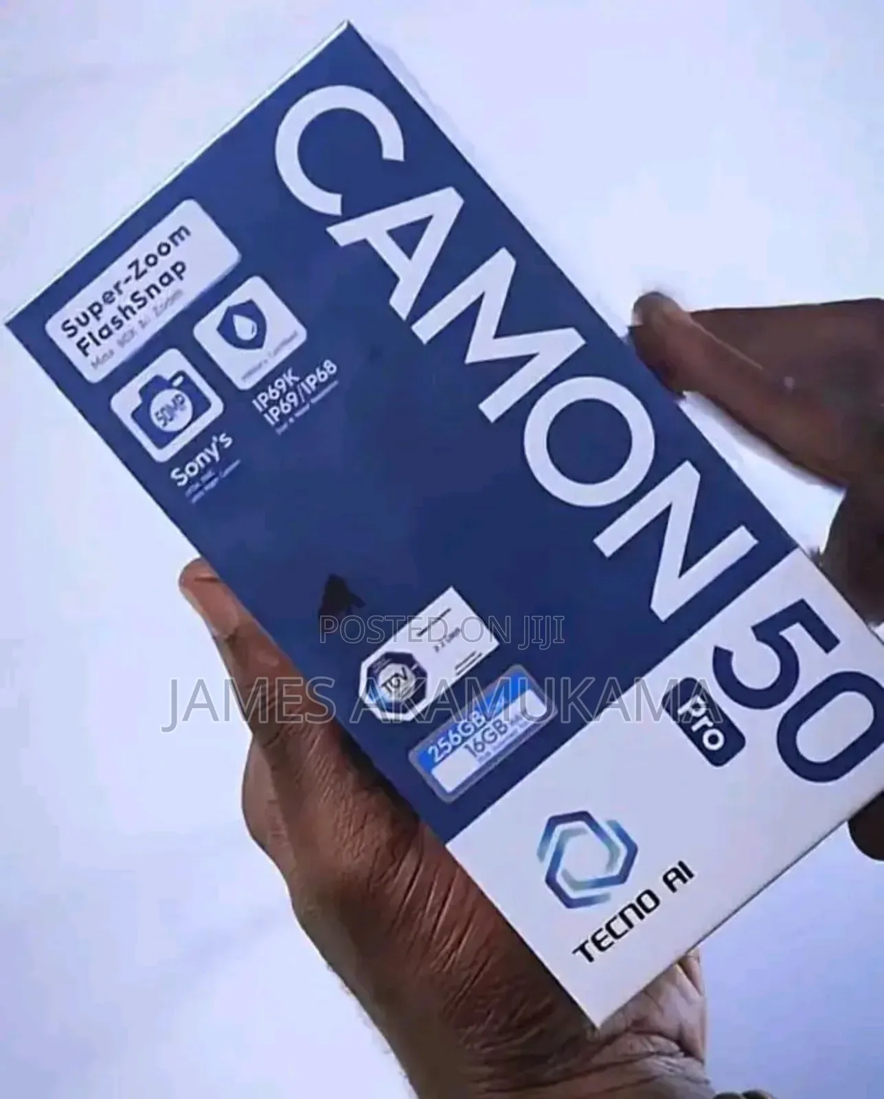 New Tecno Camon 50 Pro 256 GB Rose Gold