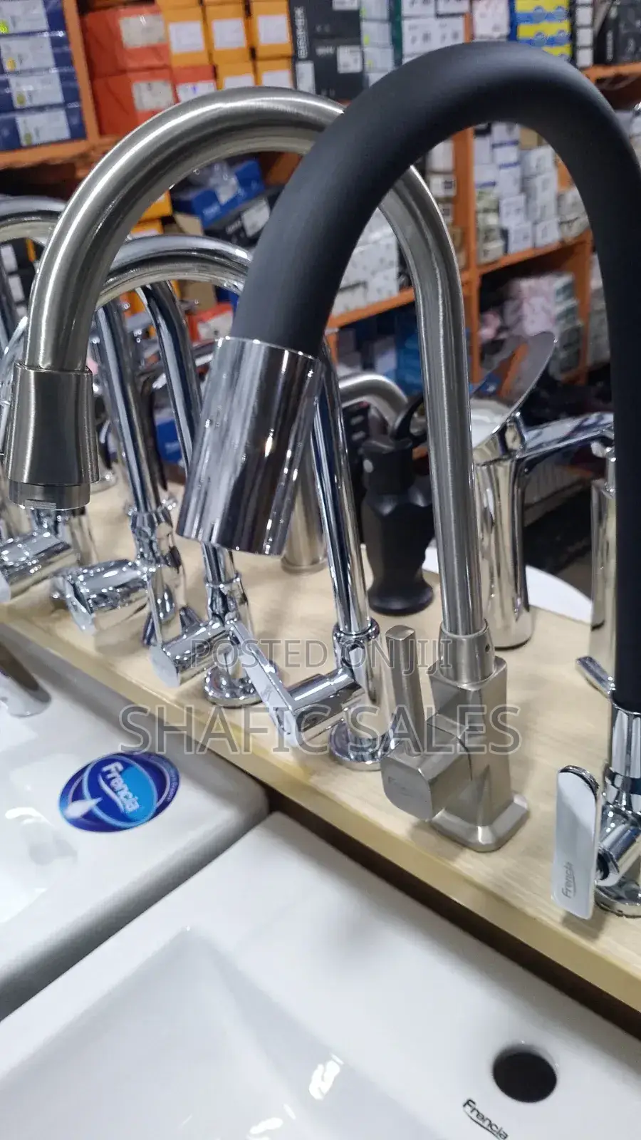 Kitchen Sink Taps Black and Silver /All Types