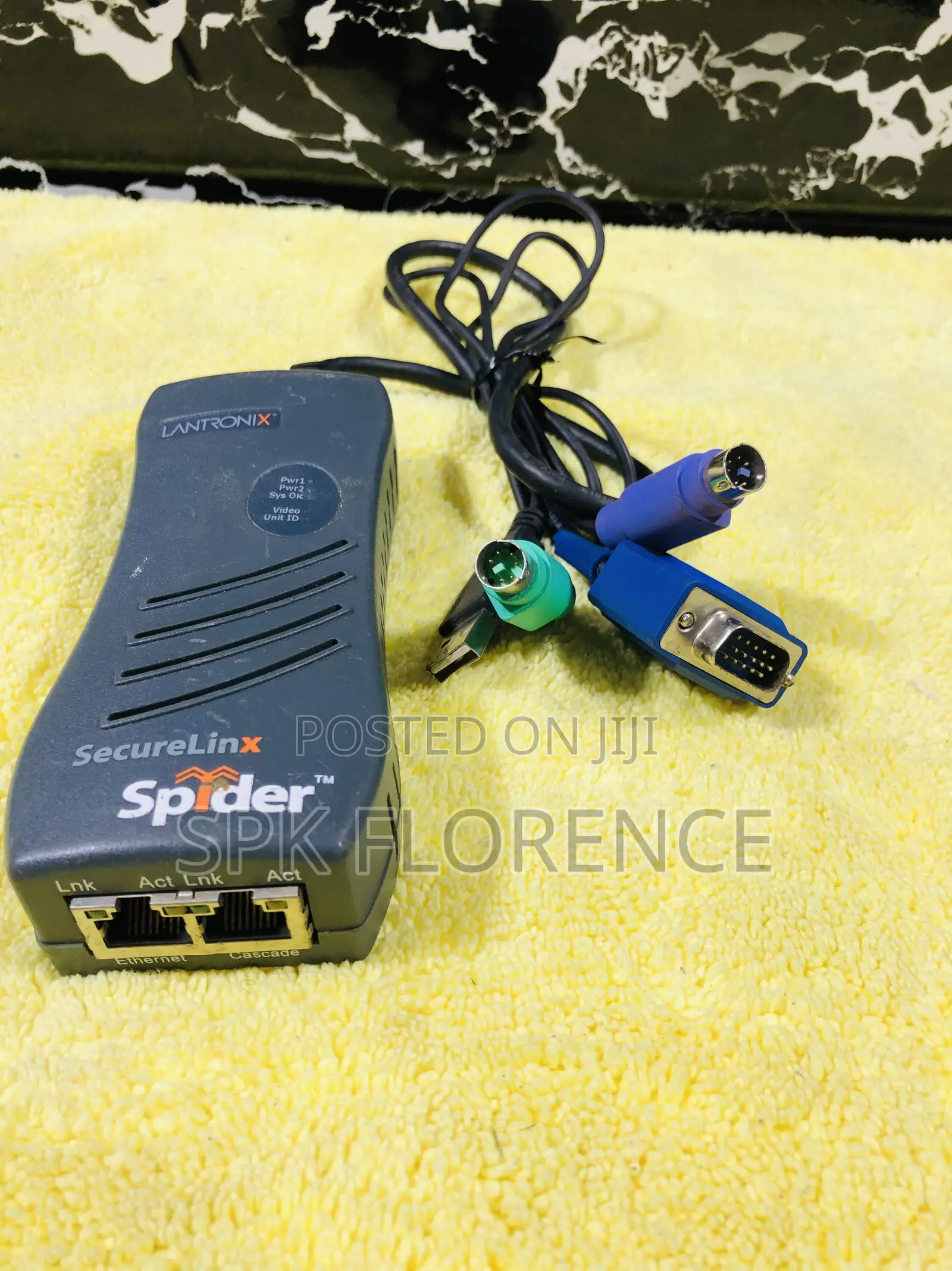 Lantronix Spider KVM via Ip, Ps/2, Usb, Vga, Virtual Media With 50 Cm