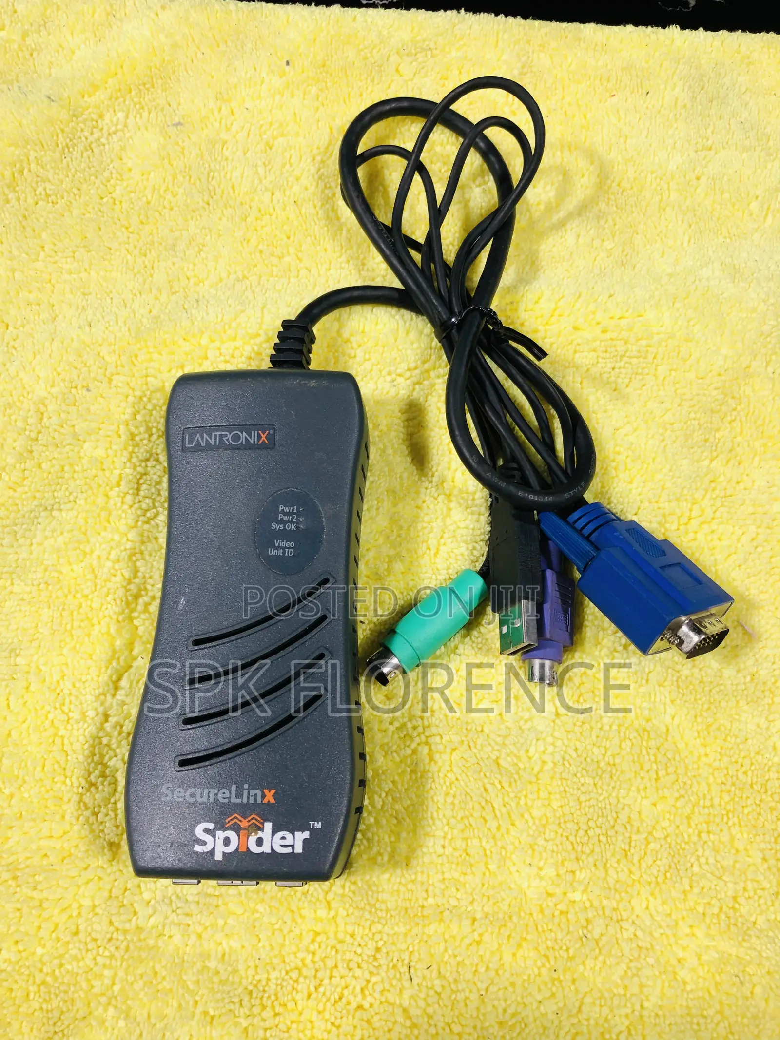 Lantronix Spider KVM via Ip, Ps/2, Usb, Vga, Virtual Media With 50 Cm
