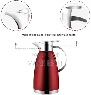 2l Stainless Steel Thermal Flask Jug Coffee Pot Water Bottl