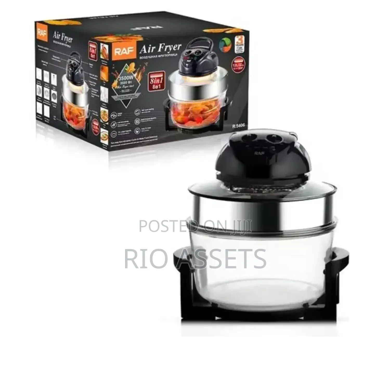 Raf 8 in 1 Electric Smart Deep Digital Air Fryer Oven Cooker