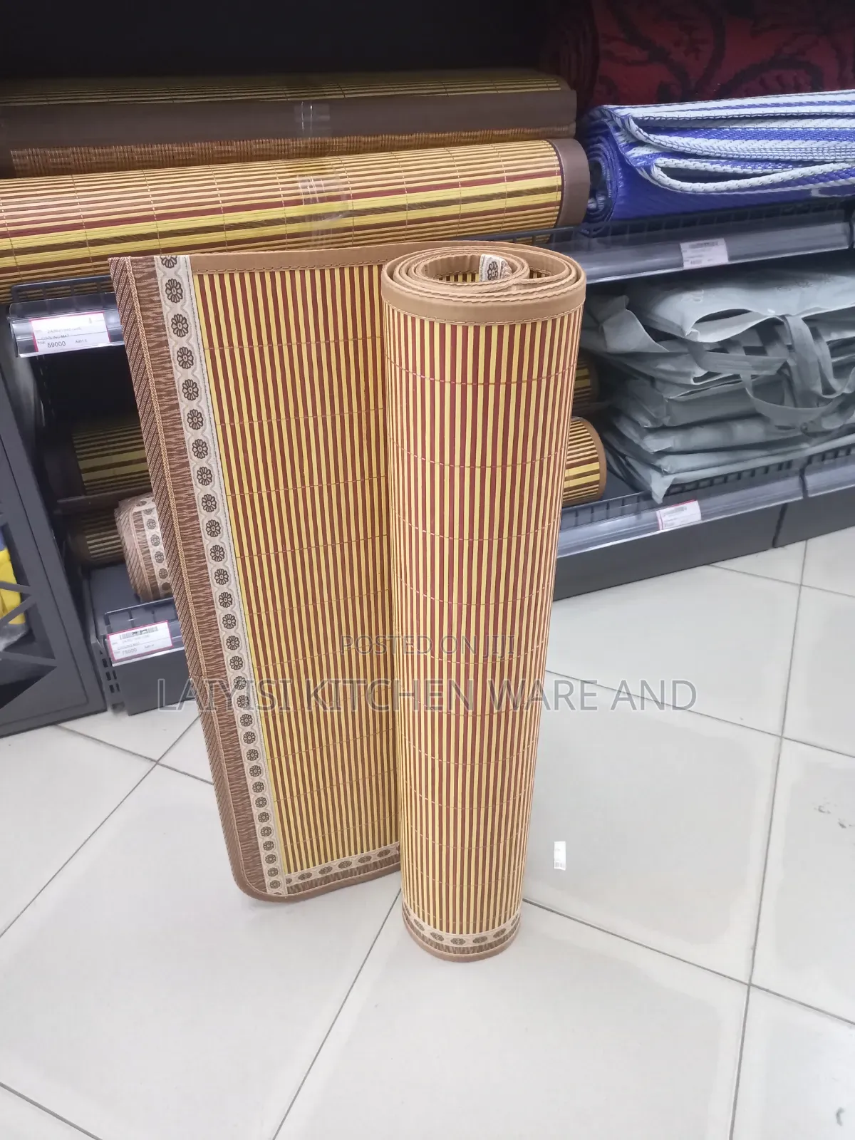 Summer Cool Sleeping Bamboo Mat for Home ,Bedroom ,Living Room Area