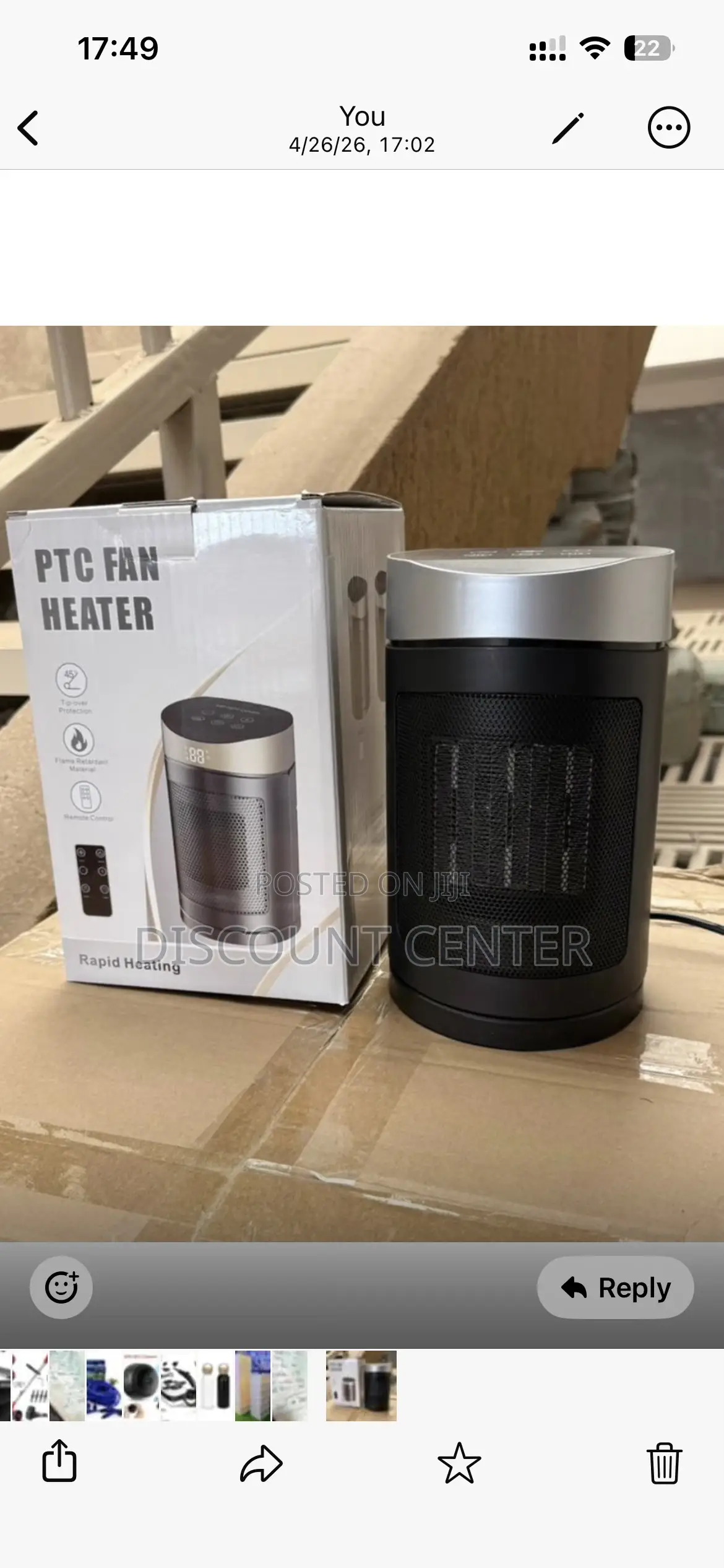 Fan Heater Electric