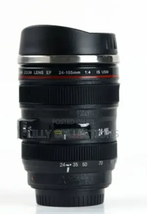 Simple Plastic Camera Lens Mug
