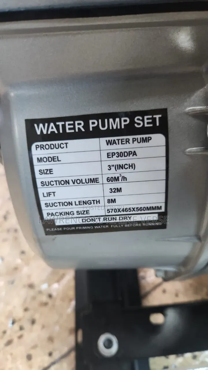 Diesel Water Pump 3 Inch Honda
