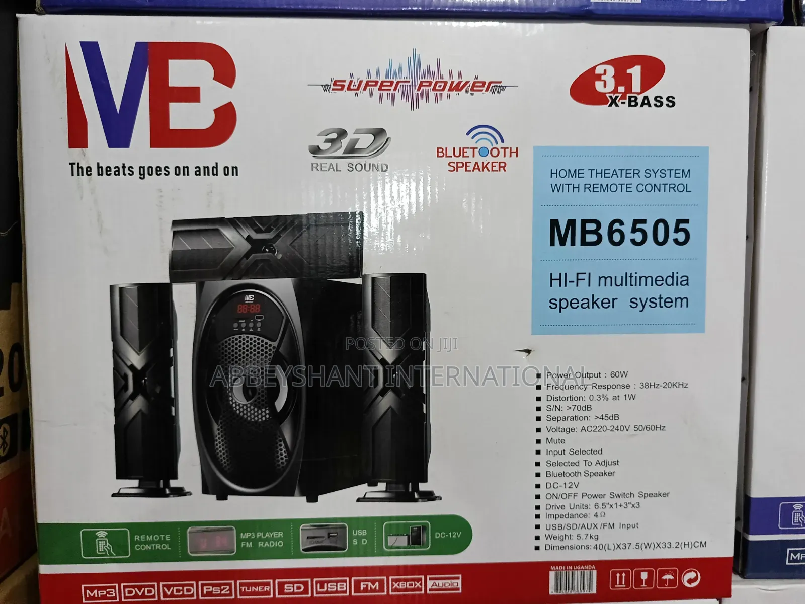 X-Bass Hi-Fi Multimedia Speaker System.