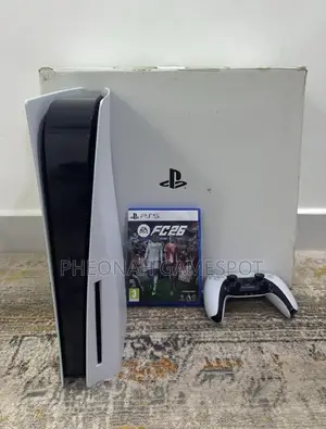 Sony Playstation 5 Standard Disc Edition With Fc26 Game Cd.