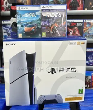 Brand New Playstation 5 Slim Disc Version With 3 Games of Your Choice