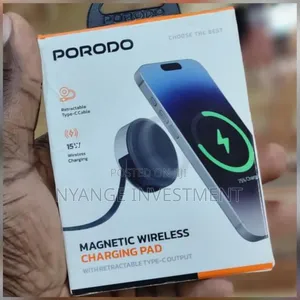 Porodo Magnetic Wireless Charging Pad . Magnetic Charging Pad