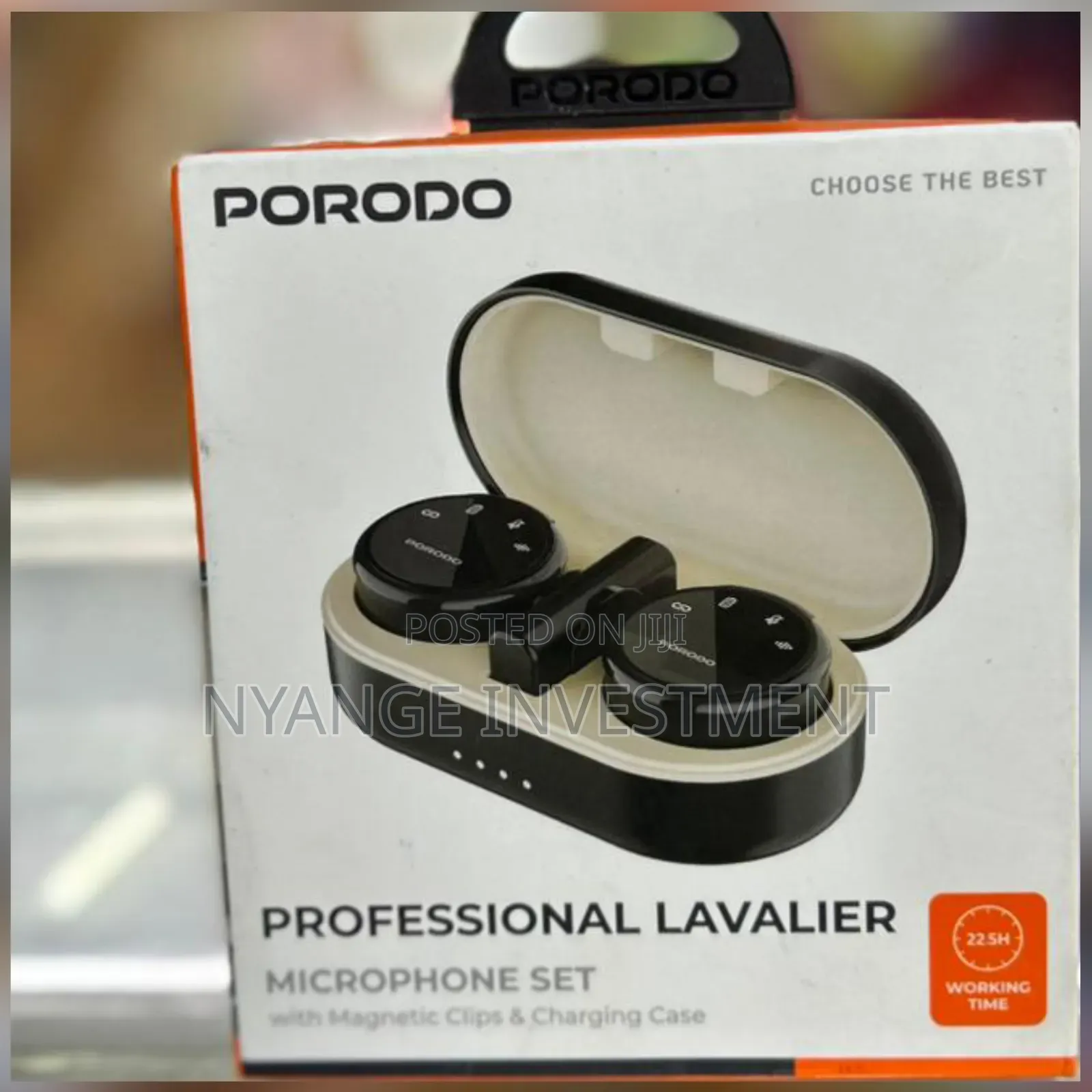 Porodo Professional Lavalier Microphone Set . Microphone