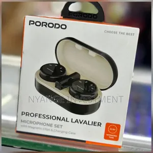 Porodo Professional Lavalier Microphone Set . Microphone