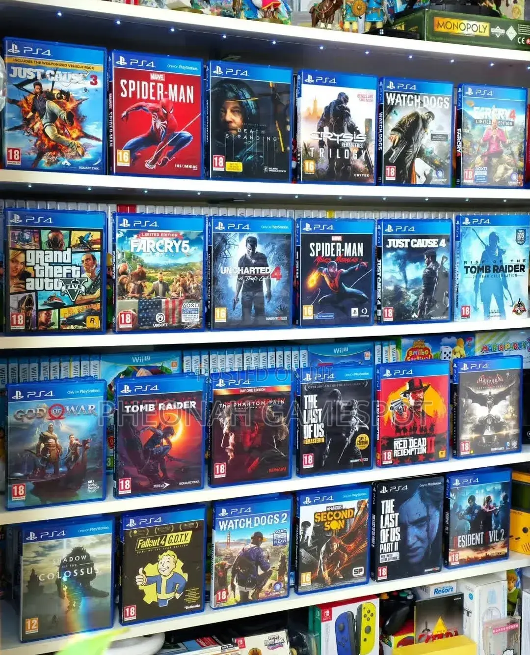 Every Ps4 Game on CDS/Discs