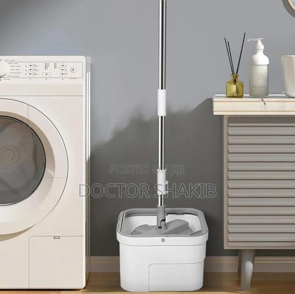 Lazy Spin Mop And Bucket Cleaning System