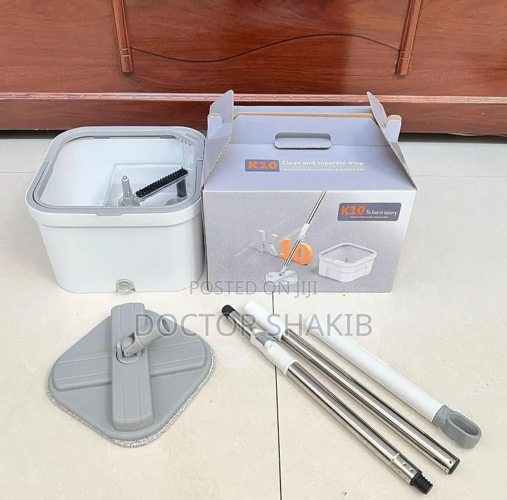 Lazy Spin Mop And Bucket Cleaning System